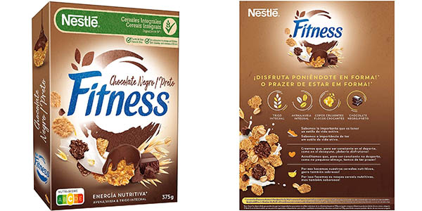 Pack x16 Cereales integrales Nestlé Fitness con Chocolate Negro