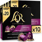 Pack x10 paquetes de 20 cápsulas de café L'Or Espresso Sontuoso Intensidad 8