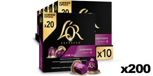 Pack x10 paquetes de 20 cápsulas de café L'Or Espresso Sontuoso Intensidad 8