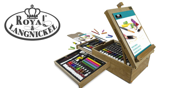 Set de viaje de artista Royal & Langnickel Técnicas Mixts de 104 piezas barato en Amazon