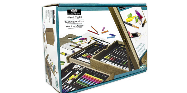 Set de viaje de artista Royal & Langnickel Técnicas Mixts de 104 piezas chollo en Amazon