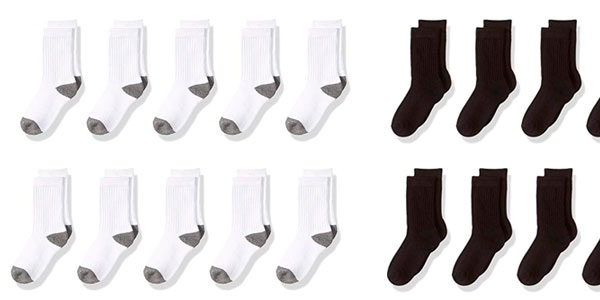 Pack de 10 pares de calcetines infantiles Amazon Essentials baratos