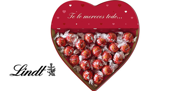 Lata Lindt Lindor Corazón de San Valentín de 250 gr barata en Amazon