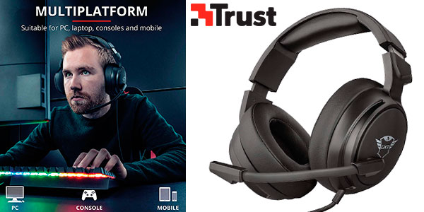 Chollo Auriculares gaming Trust GXT 433 Pylo