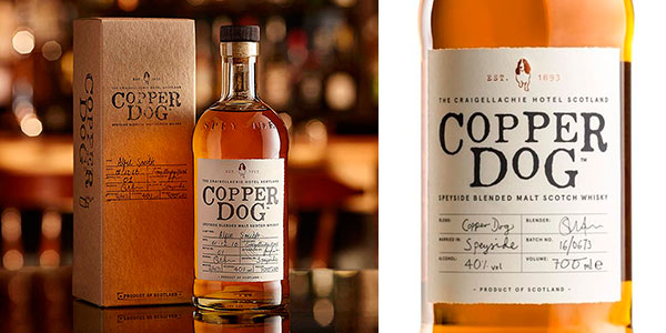 Whisky de malta Copper Dog de 700 ml en oferta