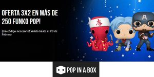 Funko Pop Popinabox 3x2 figuras promoción