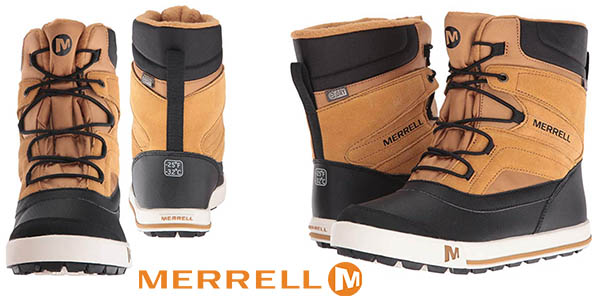 Merrell ML-Snow Bank 2.0 Waterproof botas de nieve infantiles baratas
