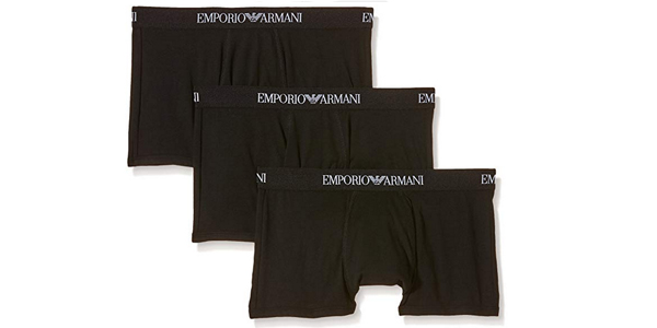 Pack x3 Bóxer Emporio Armani Underwear chollo en Amazon