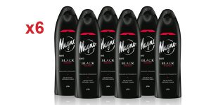 Pack x6 Gel de ducha Magno Black Energy de 550 ml/ud barato en Amazon