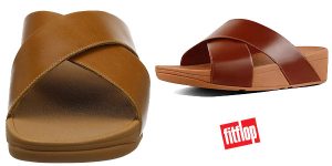 Sandalias Fitflop Lulu Cross Slide para mujer baratas en Amazon