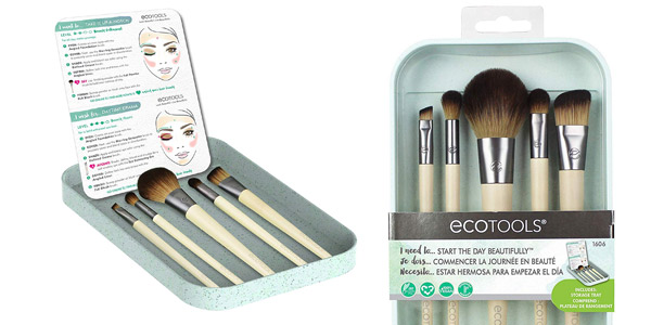 Set 5 Brochas maquillaje Ecotools Start the day beautifully kit (1606) barato en Amazon