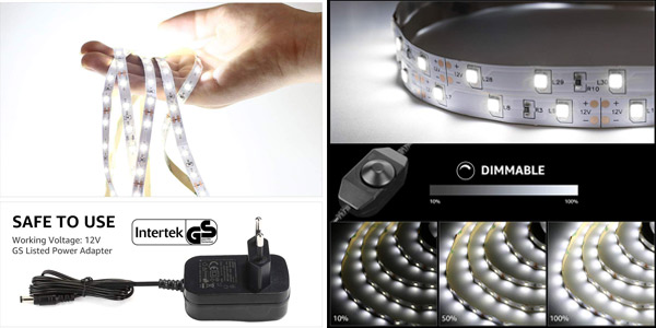 Chollo Tira flexible de luces LED regulables Lighting Ever de 5 metros