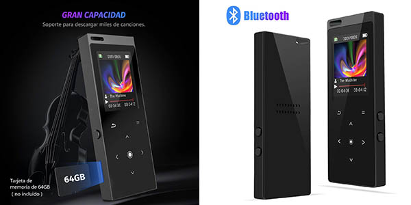 VicTsing reproductor MP3 Bluetooth chollo
