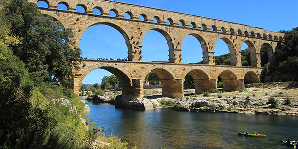 acueducto romano Puente de Gard Francia escapada barata