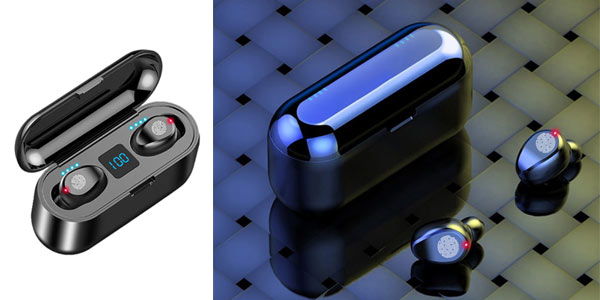 Auriculares TWS F9 baratos en Aliexpress Plaza