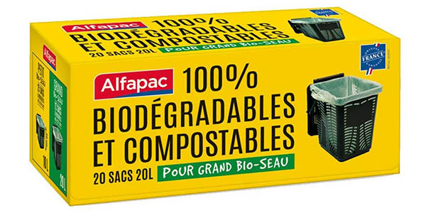 bolsas de basura Alfapac biodegradables para cubos de 20 litros oferta