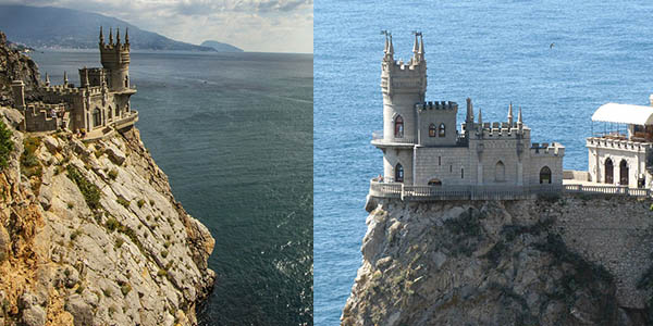 Castillo Nido de Golondrina en Crimea