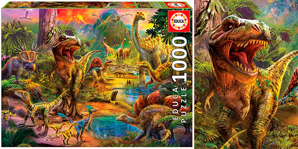 Chollo Puzle Tierra de Dinosaurios de 1.000 piezas