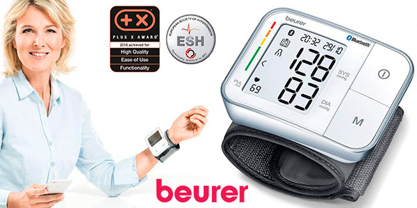 Chollo Tensiómetro de muñeca Beurer BC57 con Bluetooth