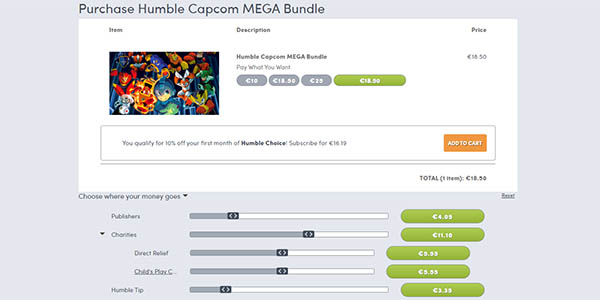 Humble Capcom MEGA Bundle barato