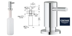 Dispensador de jabón líquido Grohe Cosmopolitan (Ref. 40535000) de 0,4L barato en Amazon