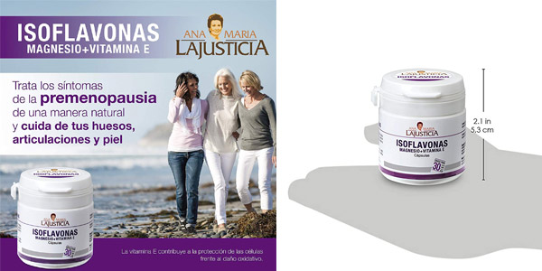 Envase 30 Cápsulas Ana Maria Lajusticia Isoflavonas con magnesio + VIT E chollo en Amazon