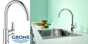 Grifo Grohe BauEdge Cromo para fregadero