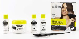 Kit Alisado Brasileño Be Natural Keratimask barato en Amazon