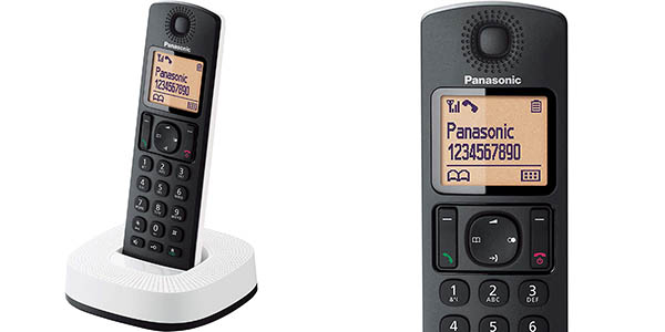 Panasonic TGC312SPB- Teléfono Fijo Inalámbrico Dúo, LCD