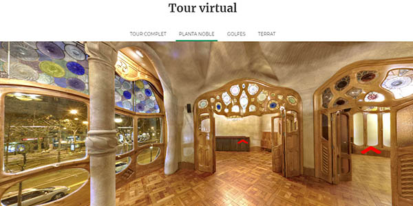 Casa Batlló de Gaudí tour virtual