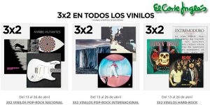 El Corte Inglés promoción vinilos de música