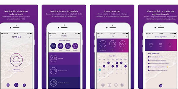Yibana meditación App gratis para Android e iOs