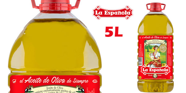 ▷ Chollo Garrafa de aceite de oliva suave Gourmet de 5L por sólo 12,99€