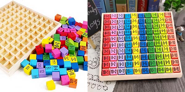 Tabla de multiplicar Montessori barata en AliExpress