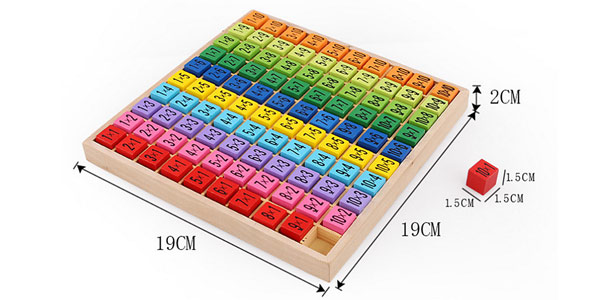 Tabla de multiplicar Montessori chollo en AliExpress