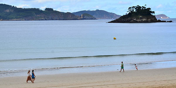 medidas de seguridad poscovid en las playas de Galicia