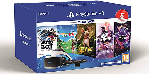 Pack Playstation VR + PS Camera + 5 juegos increíbles