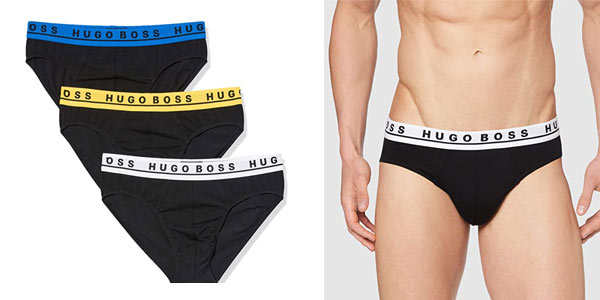 Packx3 calzoncillos Hugo Boss para hombre baratos en Amazon