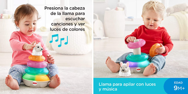Juguete interactivo Fisher-Price Llama Linkimals para bebés chollo en Amazon