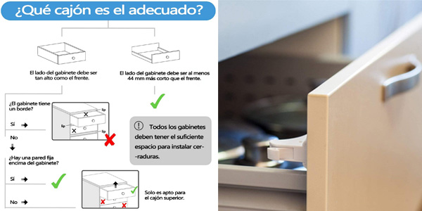 Pack x10 Cerraduras Magnéticas de Seguridad Dokon para Niños + 2 llaves chollo en Amazon