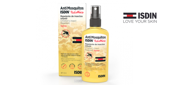 Repelente de mosquitos infantil Isdin Anti Mosquitos Pediatrics de 100 ml barato en Amazon