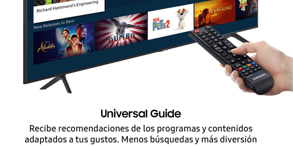 Smart TV Samsung 50TU7105 UHD 4K HDR de 50" chollo en Amazon