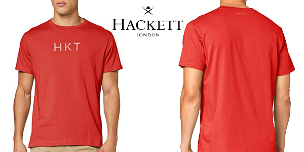 Camiseta de manga corta HKT by Hackett para hombre barata en Amazon