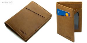 Cartera pequeña Monsoi para hombre barata en Amazon