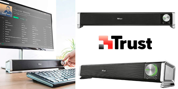 Chollo Barra de Sonido Trust Asto USB de 12 W para PC