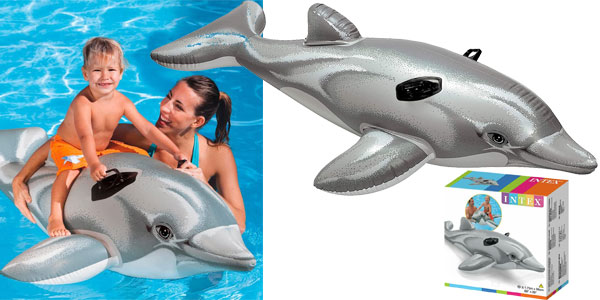 Delfín hinchable acuático Intex 58535NP + 2 asas barato en Amazon
