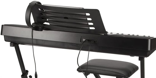 Kit Piano de aprendizaje RockJam RJ761 SK con teclado digital, soporte, asiento, auriculares y app chollazo en Amazon
