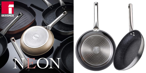 Set x2 Sartenes Bergner Neon Silver y Black barato en Amazon