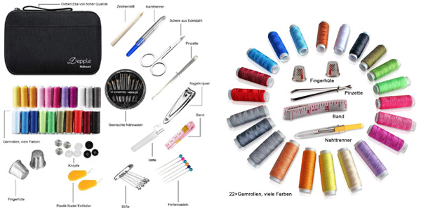 Set de costura Depple con 234 piezas chollo en Amazon
