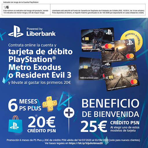 Tarjeta PlayStation de Liberbank